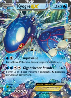 Pokémon-Karte Kyogre EX 054/160