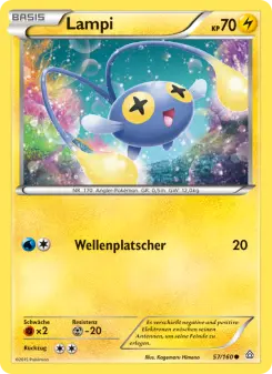 Pokémon-Karte Lampi 057/160
