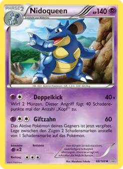 Pokémon-Karte Nidoqueen 068/160
