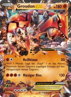 Pokémon-Karte Groudon EX 085/160
