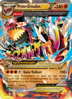 Pokémon-Karte Proto-Groudon EX 086/160