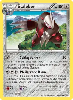 Pokémon-Karte Stalobor 096/160