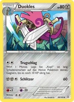 Pokémon-Karte Duokles 099/160