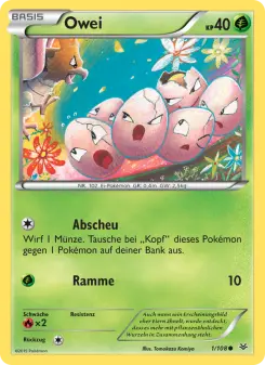 Pokémon-Karte Owei 001/108