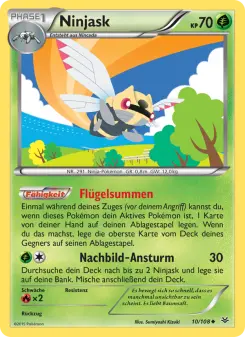 Pokémon-Karte Ninjask 010/108