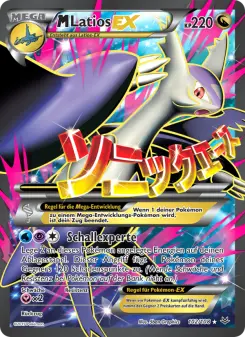 Pokémon-Karte M-Latios EX 102/108