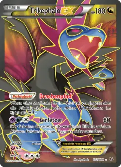 Pokémon-Karte Trikephalo EX 103/108