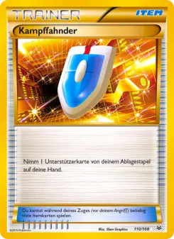 Pokémon-Karte Kampffahnder 110/108