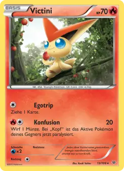 Pokémon-Karte Victini 013/108
