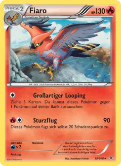 Pokémon-Karte Fiaro 015/108