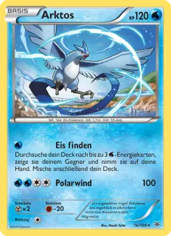 Pokémon-Karte Arktos 016/108
