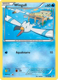 Pokémon-Karte Wingull 018/108