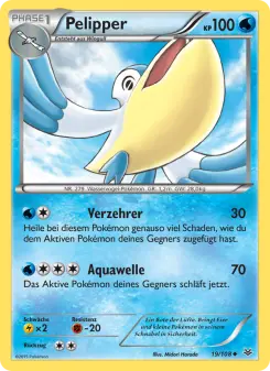 Pokémon-Karte Pelipper 019/108