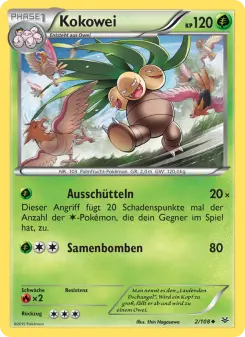 Pokémon-Karte Kokowei 002/108