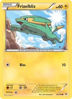 Pokémon-Karte Frizelbliz 024/108