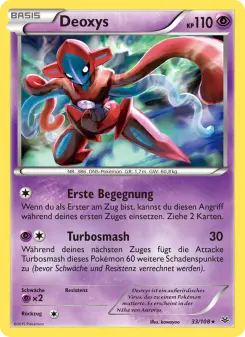 Pokémon-Karte Deoxys 033/108