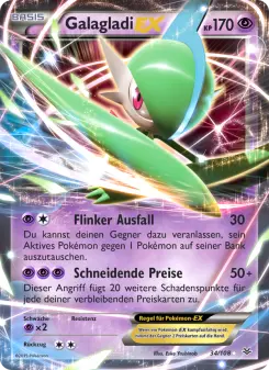 Pokémon-Karte Galagladi EX 034/108