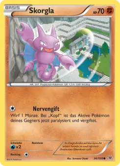 Pokémon-Karte Skorgla 036/108
