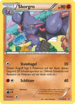 Pokémon-Karte Skorgro 037/108