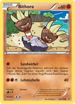 Pokémon-Karte Bithora 038/108
