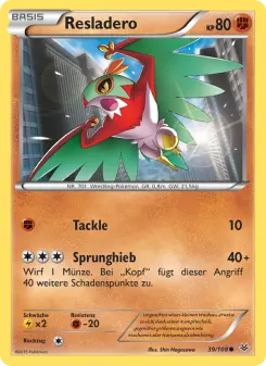 Pokémon-Karte Resladero 039/108