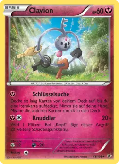 Pokémon-Karte Clavion 048/108