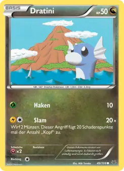 Pokémon-Karte Dratini 049/108