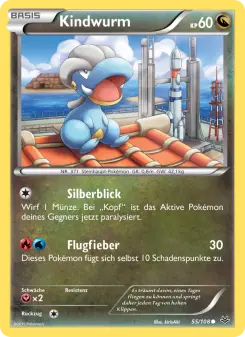 Pokémon-Karte Kindwurm 055/108
