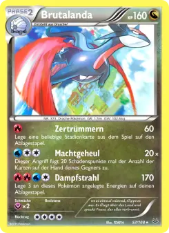 Pokémon-Karte Brutalanda 057/108