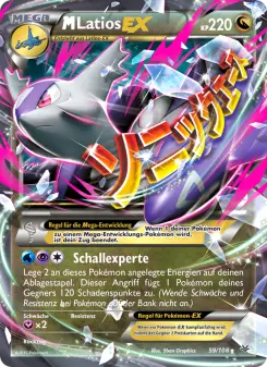 Pokémon-Karte M-Latios EX 059/108
