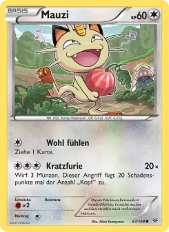 Pokémon-Karte Mauzi 067/108