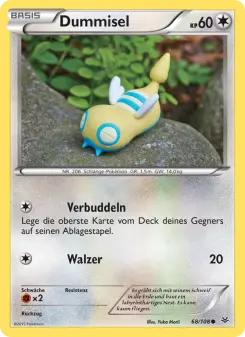 Pokémon-Karte Dummisel 068/108