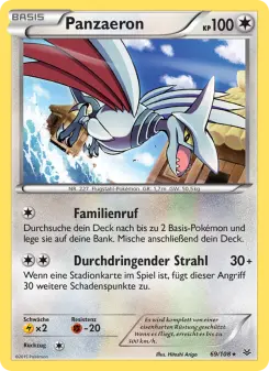 Pokémon-Karte Panzaeron 069/108