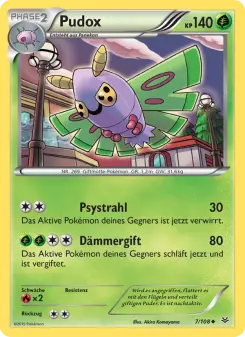 Pokémon-Karte Pudox 007/108