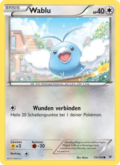 Pokémon-Karte Wablu 073/108
