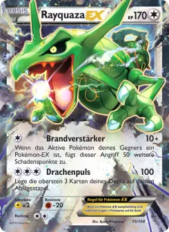 Pokémon-Karte Rayquaza EX 075/108