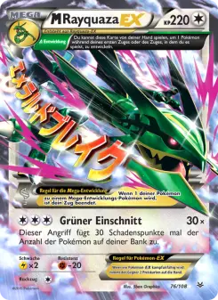 Pokémon-Karte M-Rayquaza EX 076/108
