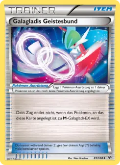 Pokémon-Karte Galagladis Geistesbund 083/108