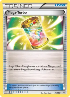 Pokémon-Karte MegaTurbo 086/108