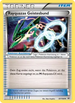 Pokémon-Karte Rayquazas Geistesbund 087/108