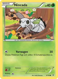 Pokémon-Karte Nincada 009/108