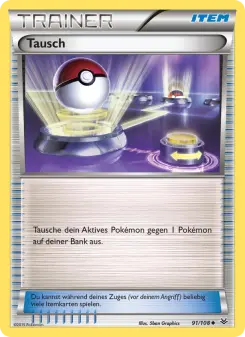 Pokémon-Karte Tausch 091/108