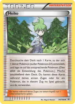 Pokémon-Karte Heiko 094/108