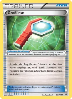 Pokémon-Karte Großlinse 095/108