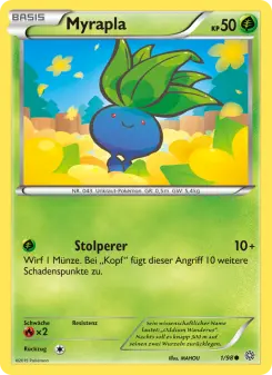 Pokémon-Karte Myrapla 001/098