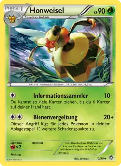 Pokémon-Karte Honweisel 010/098
