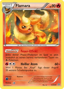 Pokémon-Karte Flamara 013/098