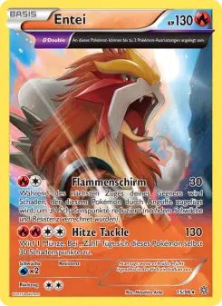 Pokémon-Karte Entei 015/098