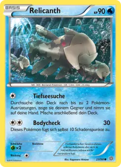 Pokémon-Karte Relicanth 023/098