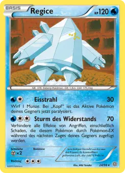 Pokémon-Karte Regice 024/098